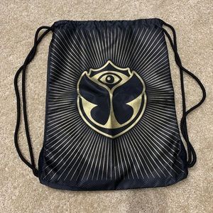 Tomorrowland drawstring gym bag, new
